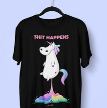 Load image into Gallery viewer, Shit happens Mens T Shirt FREE DELIVERY
